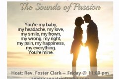 Friday Night Gospel Romance Radio Show "The Sounds of Passion"
